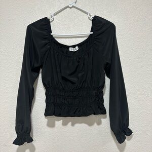 Elegant Black Women's Top